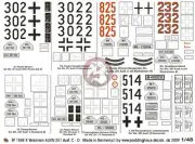 Peddinghaus 1/48 Sd.Kfz.251 Ausf.C & D Half-track Markings (7 versions) 1868
