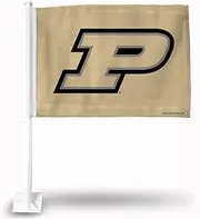 NCAA Purdue Boilermakers Car Flag with Included Pole