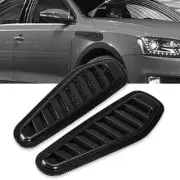 Universal Carbon Fiber Car Decor Air Flow Intake Hood Scoop Vent Bonnet Cover