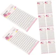 TOVINANNA Reusable Eyelash Extensions Supplies Lash Extension Tray for Adhesive Strips Storage Card for False Lashes
