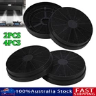 2/4X For Omega Smeg Rangehood Carbon Filter/Charcoal Filter Black ATCF110 CF110