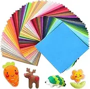 40pcs Felt Fabric Non-woven, BetterJonny 40 Colors Super Soft Squares 15 * 15cm Felt Sheets for Craft Work DIY Patchwork Sewing, about 1mm Thick