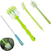 Cleaning Brush Set for Thermomix TM31 TM5 TM6 TM21 - 4 Brushes With Cup Brush and Knife Brush for Mixing Pot - Accessories Tool