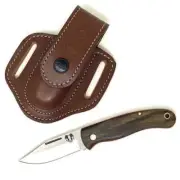 TBS Badger EDC Folding Pocket Knife with Sheath Option - Turkish Walnut