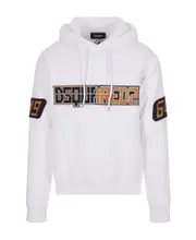 Dsquared2 D2 Cool Drawstring Hoodie S,XS,M White