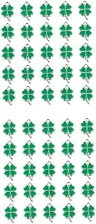 [Operitacx] 2sets Diy Shamrock Charms Handmade Jewelry Material Shamrocks Ornament Unique Four-leaf Design 50pcs*2