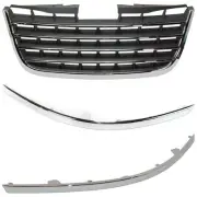 Bumper Face Bar Trim Molding Step Pad Front Driver & Passenger Side Left Right