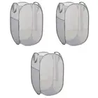3 Pack Laundry Basket Strong Mesh Laundry Hamper for Laundry5839
