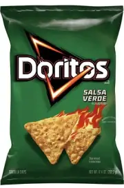 Doritos Tortilla Chips Salsa Verde oz Bag, 9.25 Ounce (Pack of 1)