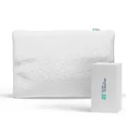 Gel Memory Foam Pillow for Sleeping - Adjustable & Cooling Pillow for Side Sl...