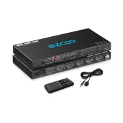 4K@120Hz HDMI 2.1 Switch 4 in 1 Out with Audio Extractor VRR ALLM HDCP2.3 ARC...