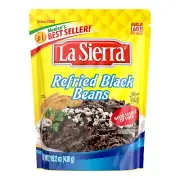 La Sierra Refried Black Beans Ready-to-Eat Vegetarian Refried Beans 15.2 oz P...