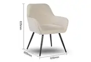 NEWHAVEN Set of 2 Dining Chairs