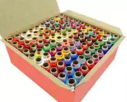 Polyester Thread Assorted Color Spool Spun Sewing Supplies Quilting 100 Pcs Set/