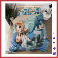 在飛比找蝦皮商城精選優惠-✯JAY✯ 客製化 初音 初音未來 單人 雙人 床單組 床包