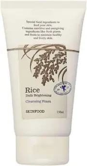 Skinfood Rice Daily Brightening Cleansing Foam | Purifying Cleanser | Rice Clean