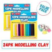 Extra Soft, Endlessly Reusable Kids Modeling Clay 24 Color Pack Non-Toxic