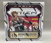Panini Prizm 2020-21 NBA Basketball Mega Box (50 Cards, Pink Ice Prizms)