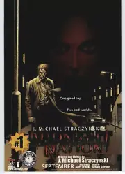 2000 J. Michael Straczynski's Midnight Nation Vintage Print Ad Comic Book Art