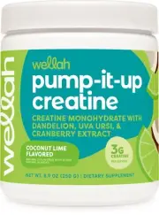 Pump-It-Up Creatine (50 Servings, Coconut Lime) - Creatine Monohydrate