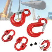 4x Hammerlock Eye Sling Hook Safety Chain Caravan Trailer connecting Extend 6mm
