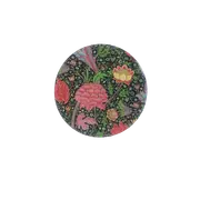 Ceramic Trivet insulation mat 16cm round Morris Peony design