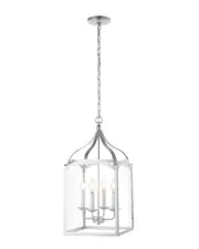 JONATHAN Y Ruth 11in 4-Light Lantern Metal/LED Pendant