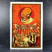 Star Wars Unite Art ACME Archives 13" x 19" Signed LE 41 / 100 COA 2010 Sealed