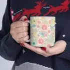Whimsical Blossom Ceramic Mug 11oz Design 3