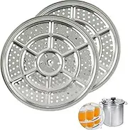 FONLLAM 2Pack Stainless Steel Canner Rack - 11-Inch Pressure Canning Rack for Pressure Canner - Compatible with Presto, All-American and More