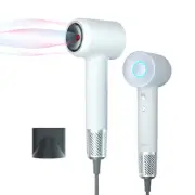 Ionic Hair Dryer, 110,000 RPM High-Speed Blow Dryer with Magnetic Nozzle, 140...
