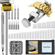 Watch Link Removal Kit: Professional Watch Repair Strap Remover Pin Adjustment B