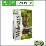 Whimzees ToothBrush Star ValueBag For Small Dogs 24's (1 Pack) Natural Dog Treat