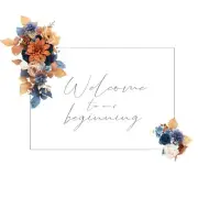 Ling's Moment Wedding Sign Flowers Swag 2pcs Artificial Arch Backdrop Garland...