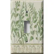 SnazzySwitch Plant Leaves Decorative Light Switch Plate Cover