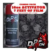 16oz hydrographic film / activator Metallic Devil's Advocate hydro dip wizard
