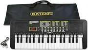[Bontempi] KeyRhythm Digital Keyboard Piano with 37 Keys, 2 cm Pitch, Headphone Jack, Pentagram Stripes, Metronome and Transposer, 52 x 19.5 x 5 cm