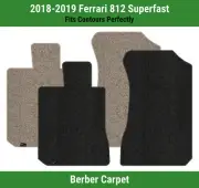 Lloyd Berber Front Row Carpet Mats for 2018-2019 Ferrari 812 Superfast (for: Ferrari)