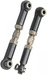 Vaveren Set of 5x2 Steering Linkage Rod Ends for RC Cars 1:16 Models, Gray, 5 Pcs