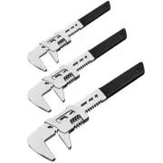 Adjustable Wrench Spanner Set with Head for Hard to Reach Nut Bolts