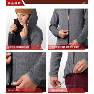 【Fjallraven 小狐狸】送》女 款保暖抓絨連帽刷毛外套 Ovik Fleece Hoodie 北極狐_89516