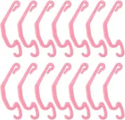 BESPORTBLE 20pcs Rabbit Cage Wire Crate Buckles Wire Cage Snap Clips Bird Door Latch Hamster Cage Door Lock Wire Cage Clips Pet Cage Latch Hook Cage Fixing Tools Cage Buckles Pp Material Pink