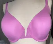 Wolford Straight Laced Demi Cup Bra Size: 80D USA 36C Color: Orchid 61419 - 16