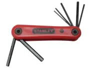 Stanley Tools - Hexagon Key Folding Set of 7 Metric (1.5-6mm) - 4-69-261