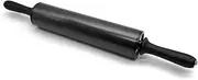 Cabilock Adjustable Stainless Steel Baking Rolling Pin with Removable Thickness Rings for Pizza Cookies Pasta and Pastry Preparation Easy to Clean and Use for Family Baking