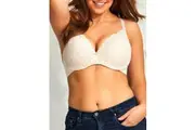 Kayser Be Real Lace Push Up Bra - Shell