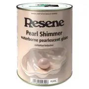 Resene Pearl Shimmer Waterborne Pearlescent Glaze Paint 1L, Made in Australia
