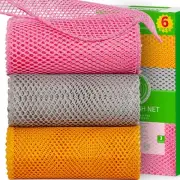 6Pcs Dish Wash Net,Innovative Mesh Cloth,Ultra Non-Scratch Dish Rags for Wash...