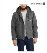 Carhartt Washed Duck Sherpa-Lined Relaxed Fit Utility Jacket Size XXL New W/tags