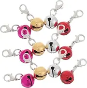 Yardwe 36Pcs Colorful Pet Collar Bells DIY Iron Bells for and Cats Flexible Sizing Soothing Chime Sound for Keychains and Unique Pet Accessories